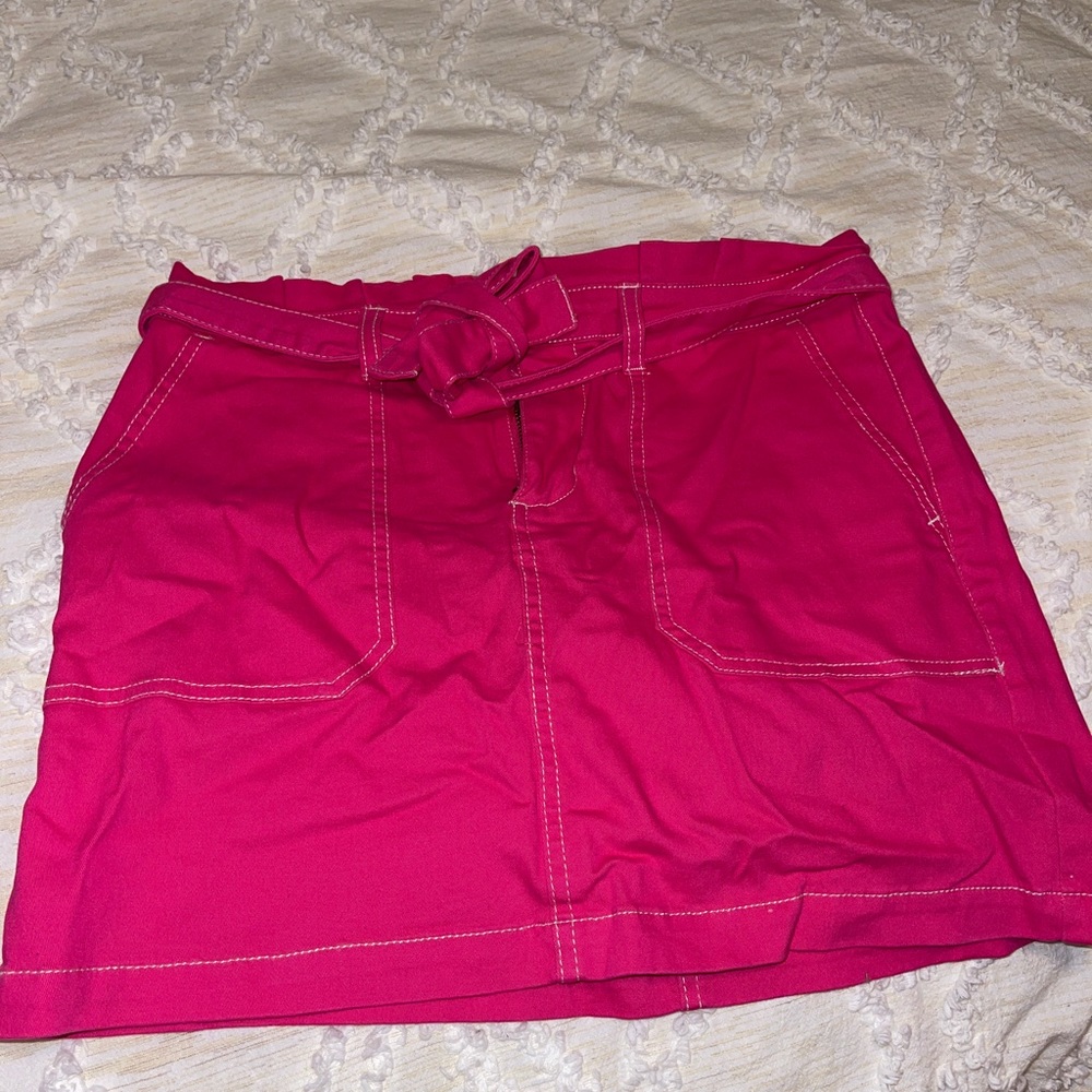 Pink skirt